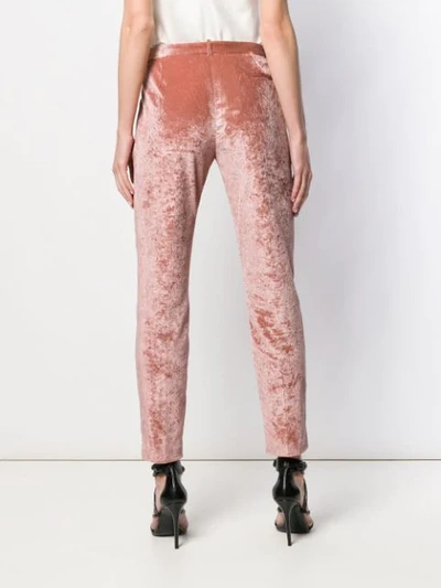 Shop Fabiana Filippi Slim-fit Velvet Corduroy Trousers In 2150