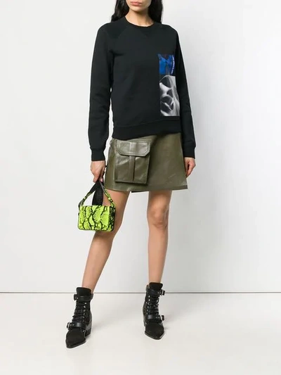 DSQUARED2 X MERT AND MARCUS PRINTED PATCH SWEATSHIRT - 黑色