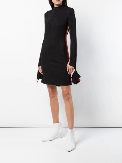 Shop Ellery Ribbed Knit Dress - Black