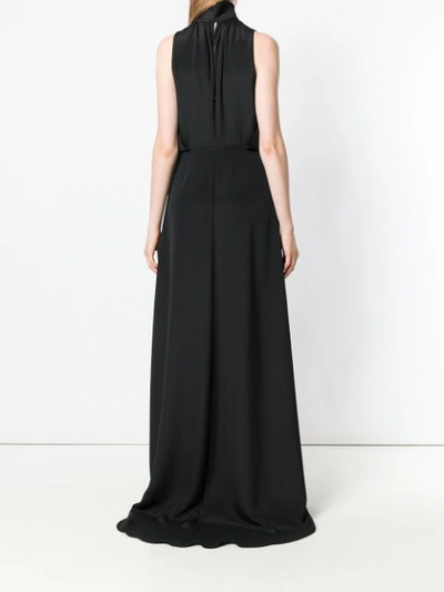 Shop Derek Lam Sleeveless Flared Maxi Dress - Black