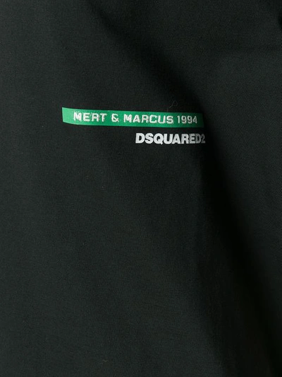 DSQUARED2 MERT & MARCUS圆领T恤 - 黑色