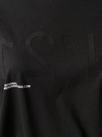 Shop N°21 Inverted Logo Print T-shirt In Black