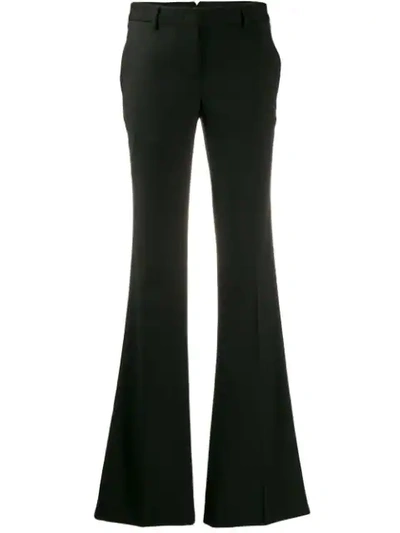 Shop Tonello Flared Style Trousers In 990 Black