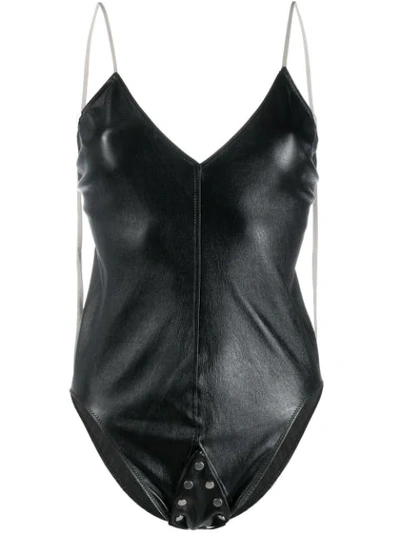 Shop Rick Owens Fitted Bodycon In Black