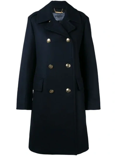 Shop Givenchy Boxy Classic Peacoat In Blue