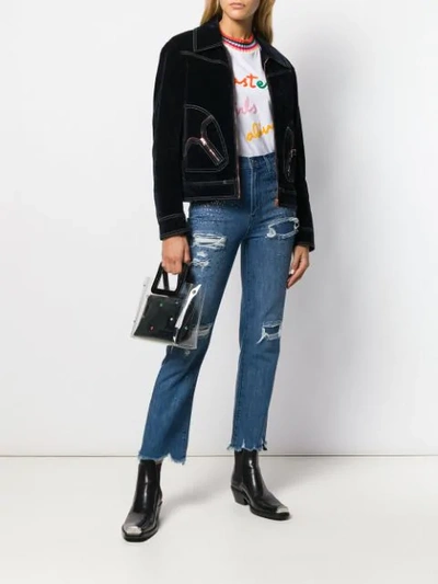 J BRAND EMBELLISHED JEANS - 蓝色