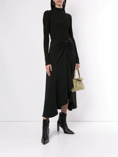 Shop Dion Lee Geripptes Oberteil In Black