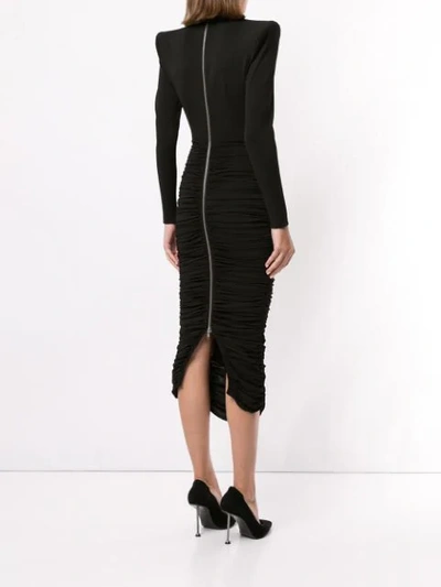 Shop Alex Perry Fallon Dress In Black