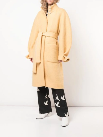 Shop Stine Goya Iggy Sock Coat In Neutrals