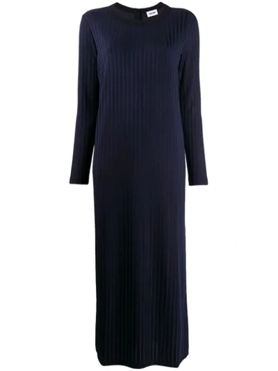 Shop Each X Other Retro Rib Sweater Dress In Blue