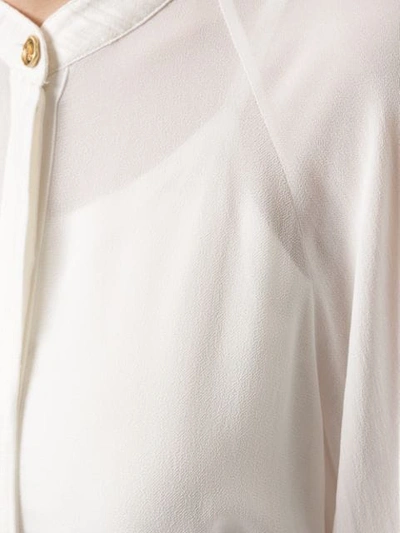 Shop Aje Bluse Mit Lockerem Schnitt In White