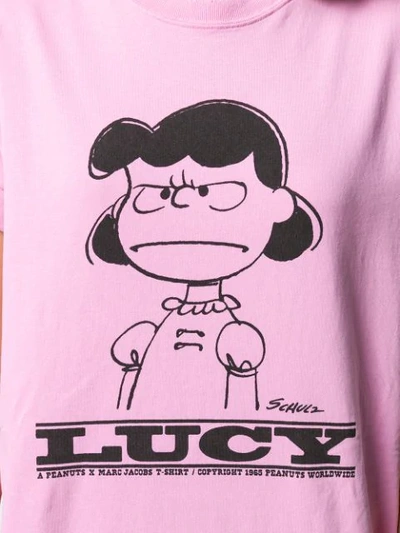 Shop Marc Jacobs X Peanuts® The Lucy T-shirt In Pink