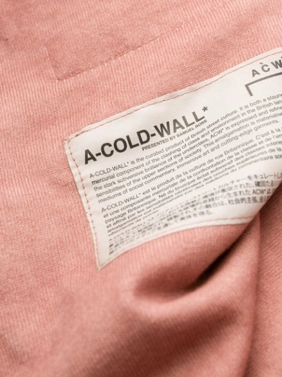 A-COLD-WALL* PRINTED LOGO T-SHIRT - 红色