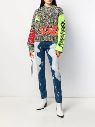 Shop Calvin Klein Jeans Est.1978 Still Knit Jumper In Black