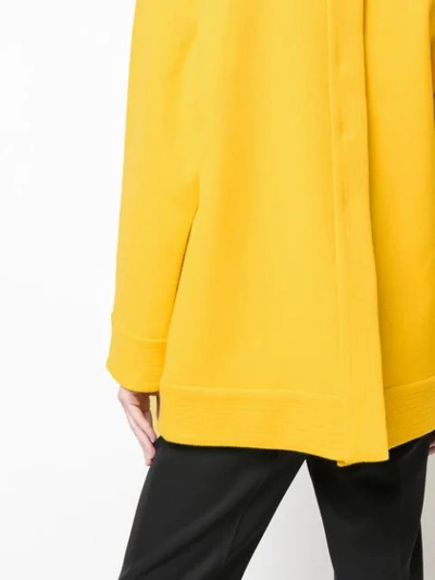 Shop Adam Lippes Oversized Jumper In Yellow