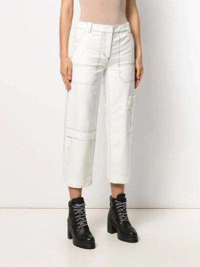 Shop 3.1 Phillip Lim / フィリップ リム Twill Cargo Trousers In White