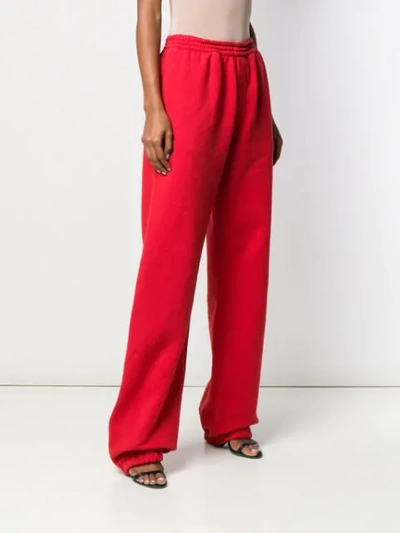Shop Dsquared2 Loose Fit Track Pants In Red