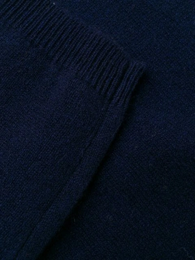 Shop Aspesi Cashmere Slim-fit Cardigan In Blue