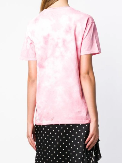 Shop Ottolinger Tie Dye Print T-shirt - Pink