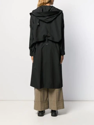 Shop Mcq By Alexander Mcqueen Oversized Coat In Black