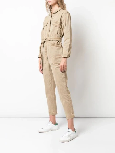 Shop Alex Mill Expedition Jumpsuit In Neutrals