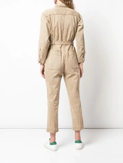 Shop Alex Mill Expedition Jumpsuit In Neutrals