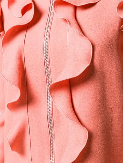 Shop Giambattista Valli Ruffled Jacket In Pink