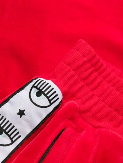Shop Chiara Ferragni 80's Jogging Pants In Red