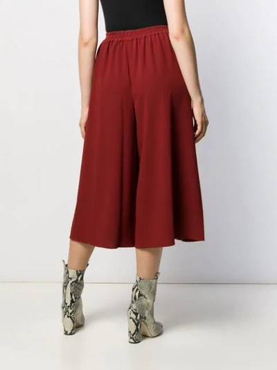 Shop See By Chloé Full Midi Skirt In Red