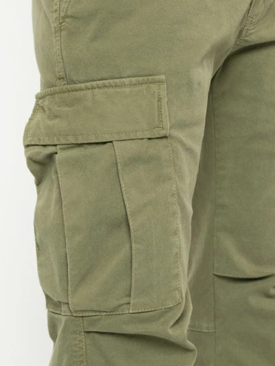 Shop Nili Lotan Cropped Cargo Trousers - Green