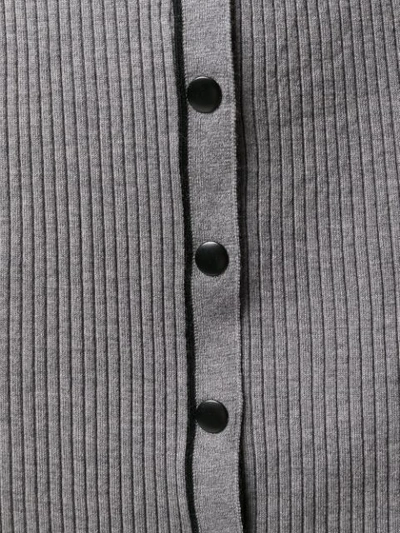 Shop Alexander Wang T T By Alexander Wang Knit Midi Pencil Skirt - Grey