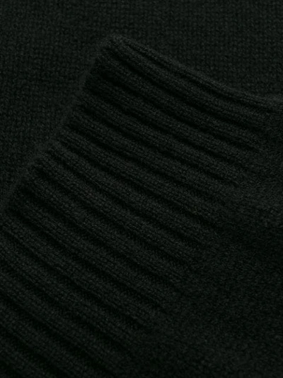 Shop N°21 Boat-neck Cashmere Knit Top In Black