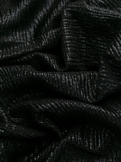 Shop Iro Wet Look Mini Dress In Bla01 Black
