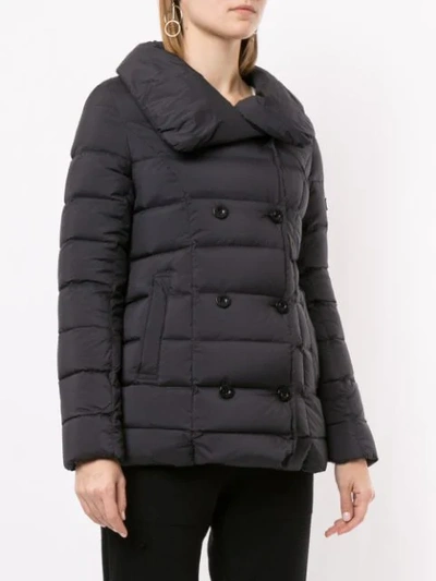 Shop Tatras Padded Fitted Jacket In Black