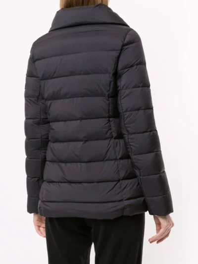Shop Tatras Padded Fitted Jacket In Black