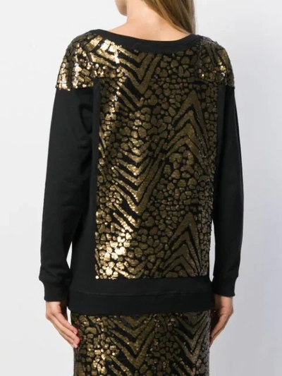 Shop Antonio Marras Sequinned Sweatshirt In Black