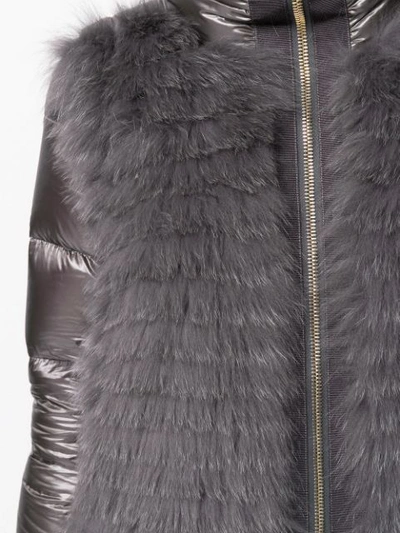 Shop Herno Fur Fronted Padded Jacket In 9480