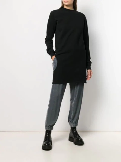 Shop Rick Owens Drkshdw Cut-out Detail Long Sweatshirt In 09