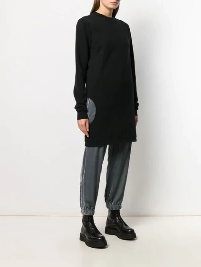 Shop Rick Owens Drkshdw Cut-out Detail Long Sweatshirt In 09