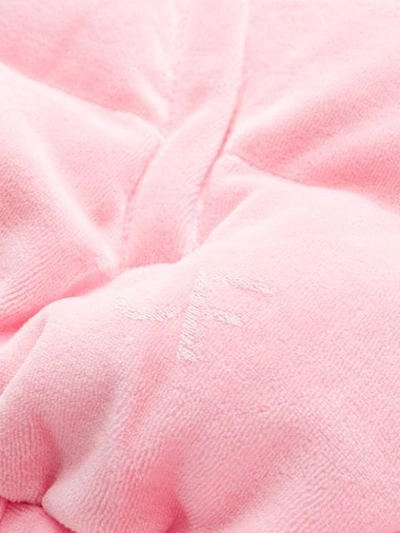 Shop Chiara Ferragni Logo Print Down Jacket In Pink
