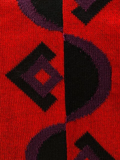 Shop Marni Printed Socks - Red