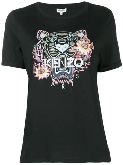 Shop Kenzo Printed Tiger T-shirt In Black