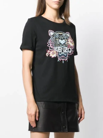 Shop Kenzo Printed Tiger T-shirt In Black