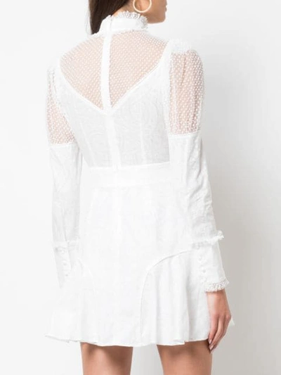 Shop Alexis Madilyn Lace Panel Dress In White