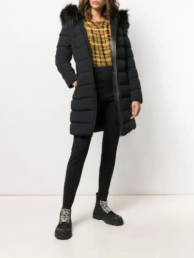 Mackage Calla Jacket With Fur Trim In X Black