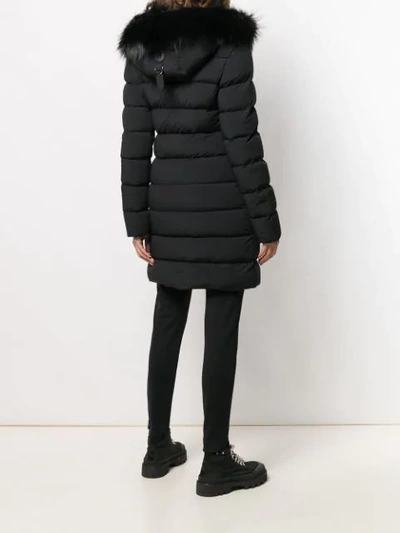 Mackage Calla Jacket With Fur Trim In X Black