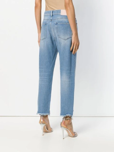 Shop Genny Jeans In Distressed-optik In Blue