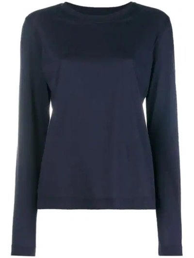 Shop Sofie D'hoore Longsleeved T In Blue