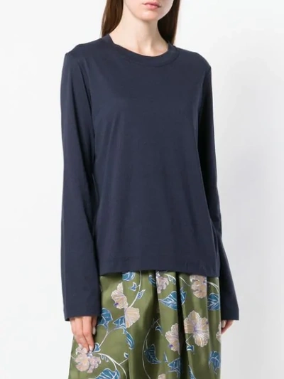 Shop Sofie D'hoore Longsleeved T In Blue