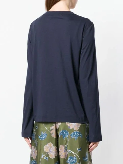 Shop Sofie D'hoore Longsleeved T In Blue